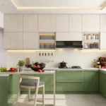 G-shape modular kitchen